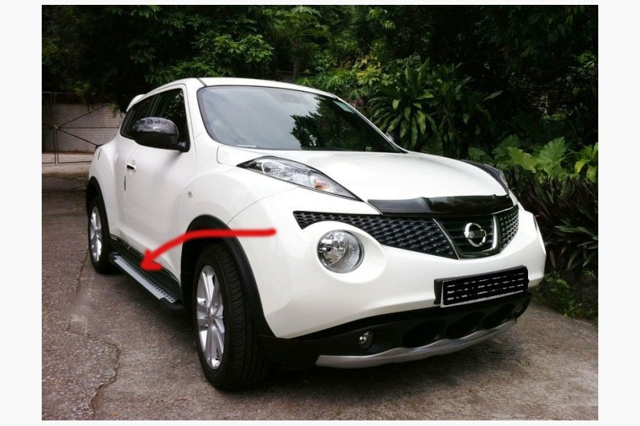 Nissan Juke Боковые пороги Allmond Grey Image