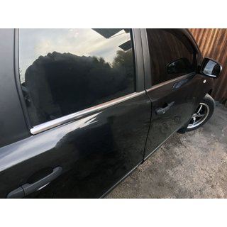 Nissan Note Окантовка окон (нерж)