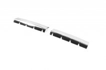 Fiat Doblo I 2005-2010 гг. Хромированные накладки на решетку радиатора (2 шт., нержавейка) фото 2