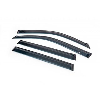 Ветровики SD (4 шт, Niken) Mercedes E-сlass W212 2009-2016 гг. фото 1