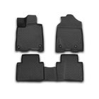 3D резиновые коврики в салон (4 шт, Novline) фото 1