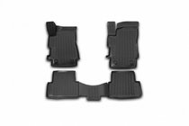 3D резиновые коврики в салон (4 шт, Novline) SD фото 1