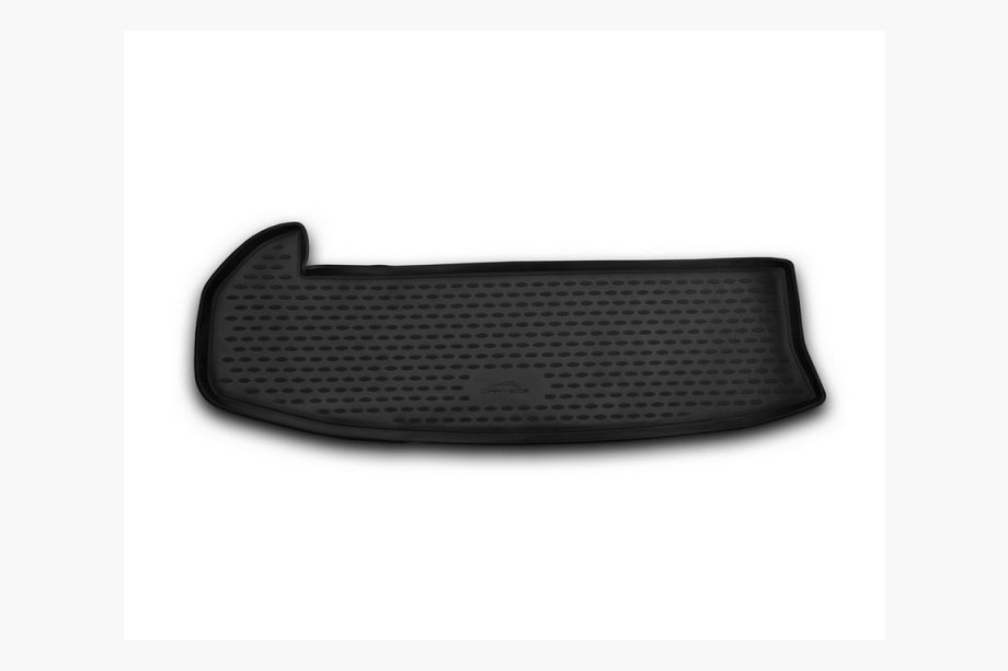 Toyota Highlander 2013-2019 гг. Коврик в багажник короткий (Novline) установка. (Вариант 2) Image