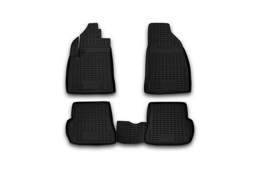 Ford Fusion 2002-2012 гг. Резиновые коврики в салон (4 шт, Novline) Вариант 1 Фото 1
