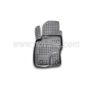 Резиновый коврик передний левый в салон (Novline) Вариант 1 Ford Focus II 2005-2008 гг.