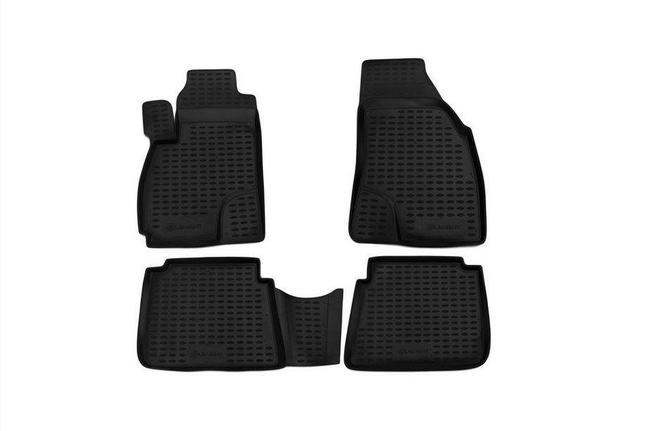 Hyundai Santa Fe 1 2000-2006 гг. Резиновые коврики в салон (4 шт, Novline) Фото 1