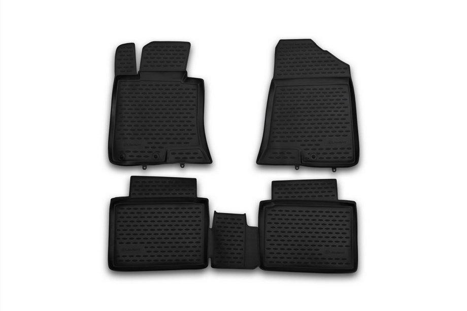 Kia Optima 2010-2016 гг. Резиновые коврики в салон (4 шт, Novline) Фото 1
