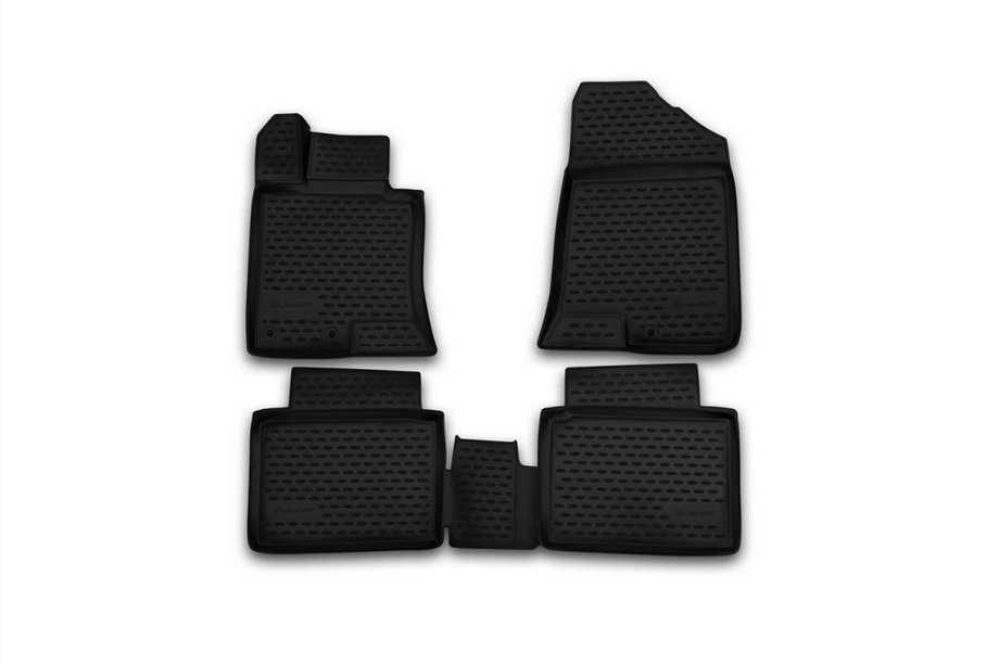 Kia Optima 2010-2016 гг. 3D резиновые коврики в салон (4 шт, Novline) Фото 1