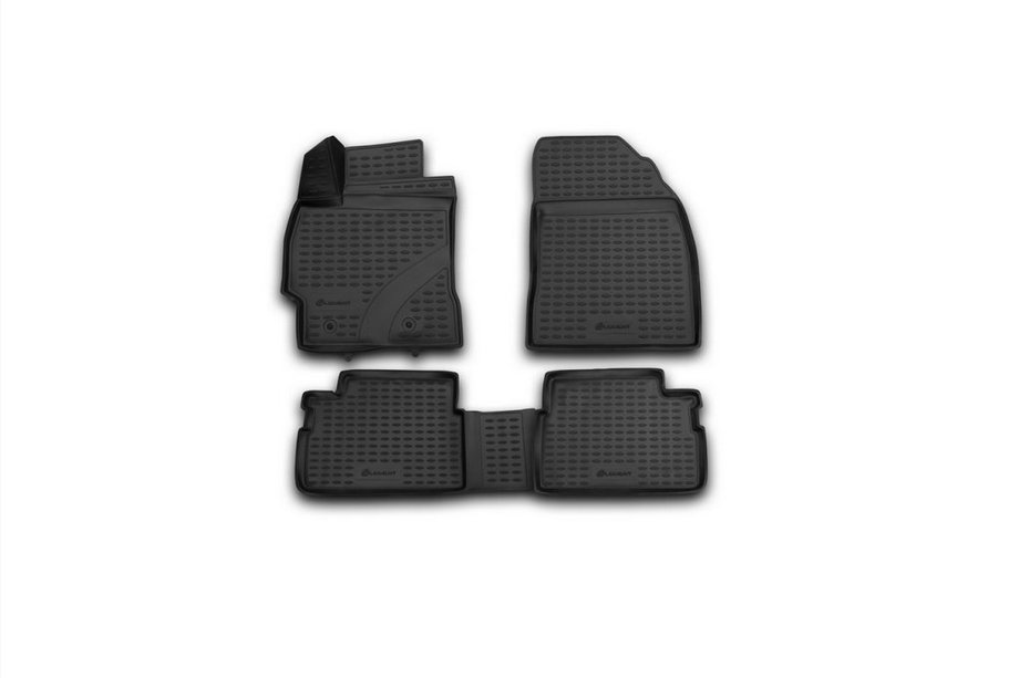 Toyota Corolla 2013-2019 гг. 3D резиновые коврики в салон (4 шт, Novline) Фото 1