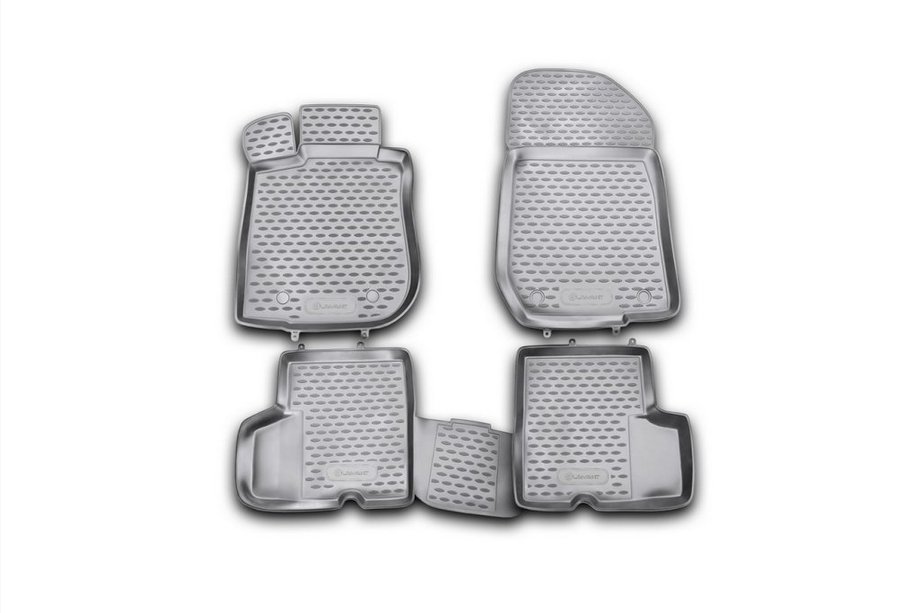 Renault Logan I 2005-2008 гг. Резиновые коврики в салон (4 шт, Novline) Фото 1
