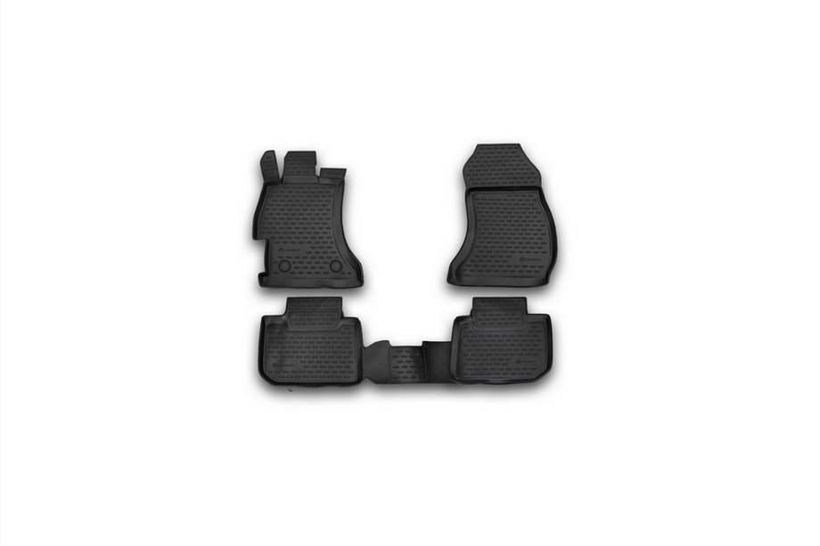 Subaru XV 2011-2017 гг. Резиновые коврики в салон (4 шт, Novline) Фото 1