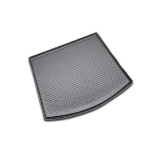 Коврик в багажник резиновый 2-частный (Novline) для 7 мест Volkswagen Touran 2010-2015 гг.