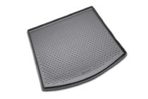 Volkswagen Touran 2010-2015 гг. Коврик в багажник резиновый 2-частный (Novline) для 7 мест фото 1