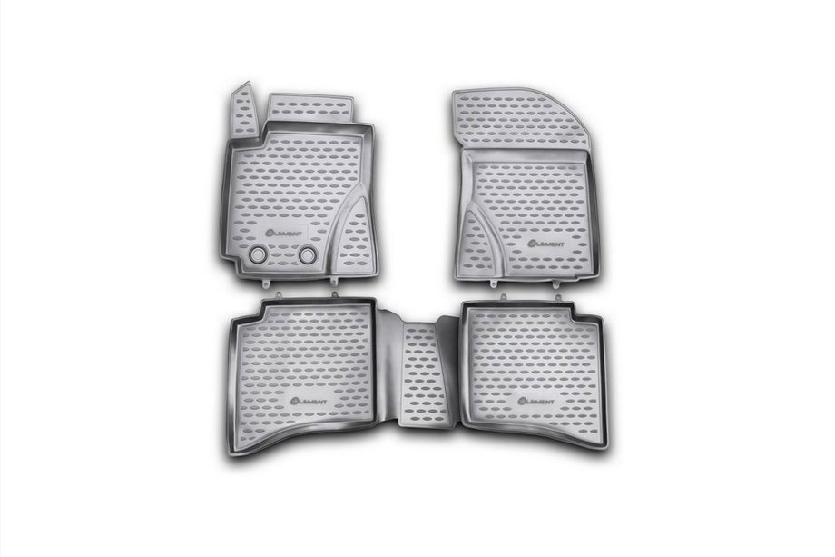 Geely MK Cross 2010-2016 гг. (2011-2012) Резиновые коврики в салон (4 шт, Novline) Фото 1
