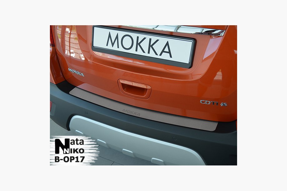 Накладка на задний бампер Nataniko (2012-2016, нержавейка) Image Накладка на задний бампер Nataniko (2012-2016, нержавейка) Image