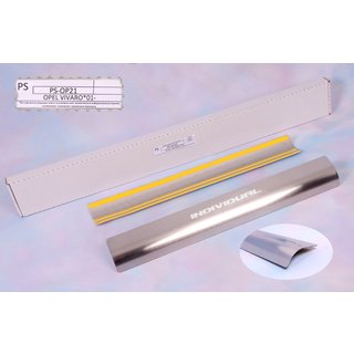 Накладки на пороги Natanika Standard (4 шт, нержавейка) Opel Movano 2004-2010 гг.