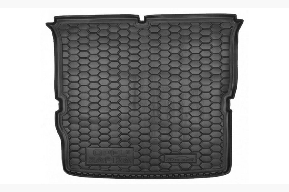 Opel Zafira A 1998-2005 гг. Коврик багажника 5 мест (Autogumm, пластик) Image