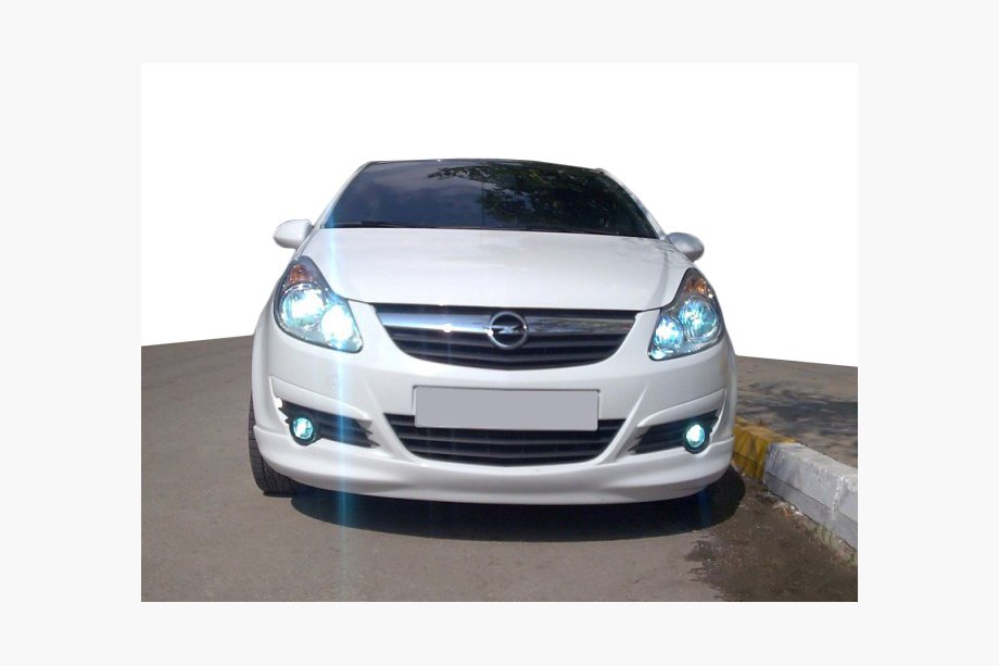 Opel Corsa D 2007-2014 гг. Передняя нижняя накладка (под покраску) Image