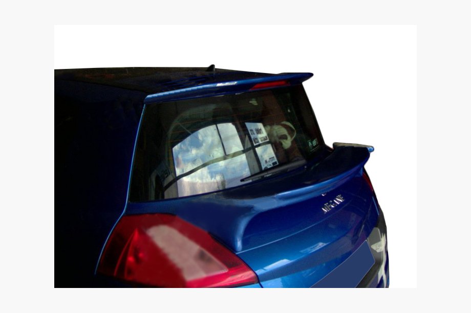 Renault Megane II 2004-2009 гг. Задний спойлер HB нижний (грунтованный под покраску) Image