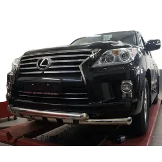 Передняя защита Gronder (2008-2015 нержавейка) Lexus LX570/450d 2008-2022 гг. фото 1