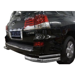 Lexus LX570 Задние двойные уголки (нерж)