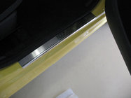 Peugeot 107 2005-2014 гг. Накладки на пороги Natanika Premium (4 шт, нержавейка) фото 1