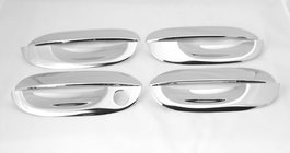 BMW 5 серия E39 1996-2003 гг. Хромированные накладки и подложки на ручки (4 шт., нержавейка) фото 1