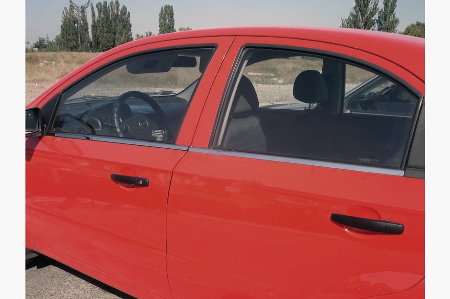 Chevrolet Aveo T200 2002-2008 гг. Окантовка окон Нержавеющая сталь (4 шт.) Image