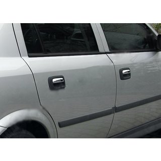 Хромированные Накладки на Ручки (4 шт., Нержавейка) Opel Zafira A 1998-2005 гг.