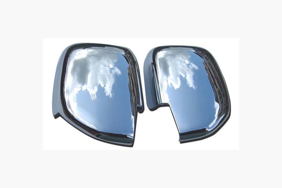 Toyota Land Cruiser 100 1998-2007 гг. Хромированные Накладки на Зеркала (2 шт., пластик) Image