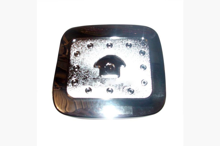 Hyundai Santa Fe 2 2006-2012 гг. Накладка на Бак Хром Пластик Image