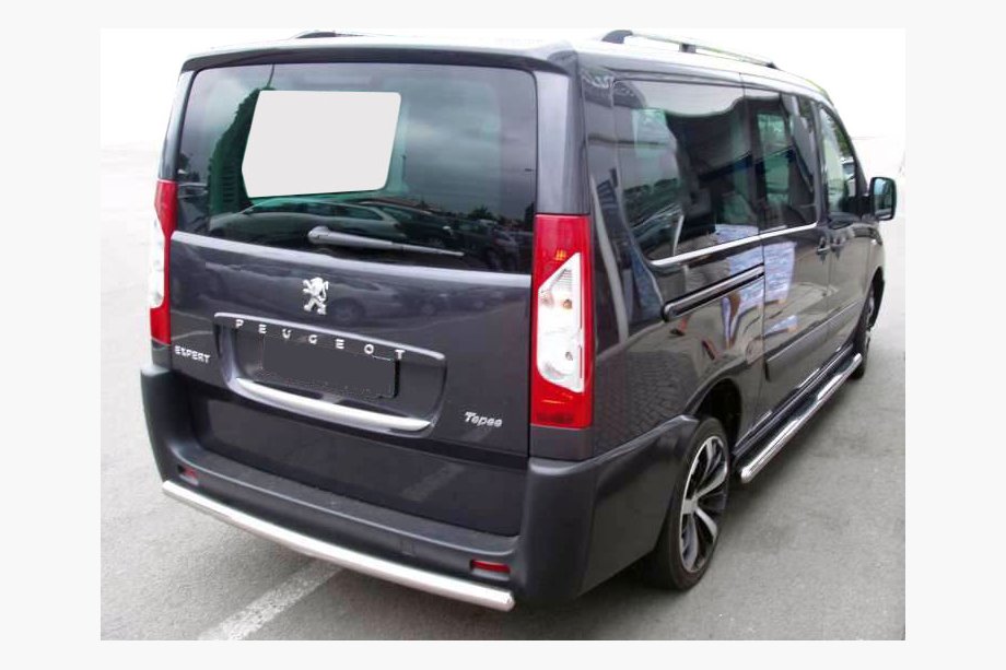 Peugeot Expert 2007-2016 гг. Задняя дуга AK002 (нерж. сталь) Image
