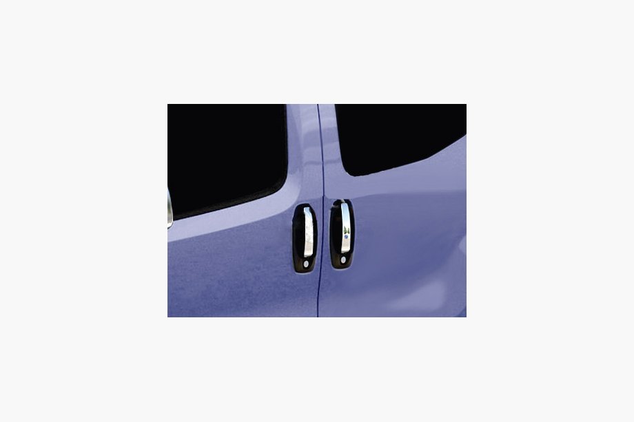 Citroen Nemo 2007-2017 гг. Хромированные накладки на ручки для 5-дверных моделей Image