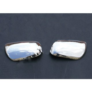 Накладки на Зеркала (2 шт, Нержавеющая Сталь) Toyota Rav 4 2001-2005 гг.