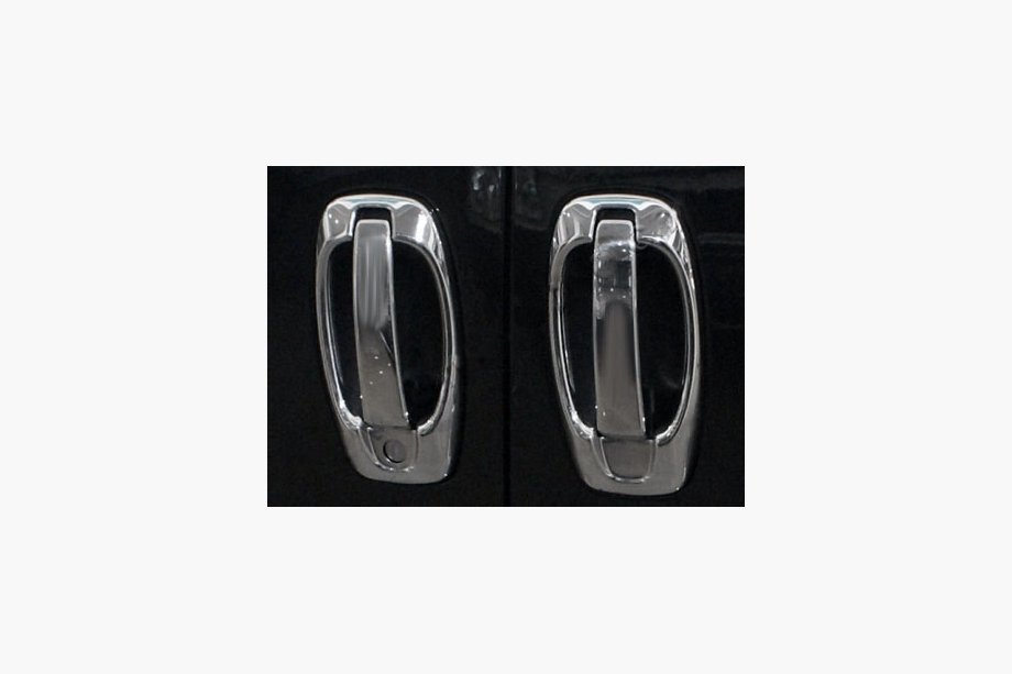 Fiat Fiorino/Qubo 2008-2024 гг. Хром накладки на ручки и окантовки (нержавейка, 10 деталей) Image