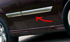 Ford Connect 2010-2013 гг. Молдинги дверные нержавейка 4 шт. длинная база фото 1