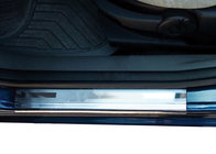 Ford Fiesta 2002-2008 гг. Накладки на дверные пороги нержавейка 2 шт. фото 1