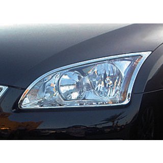 Накладки на Фары (2 шт, ABS) Ford Focus II 2005-2008 гг.