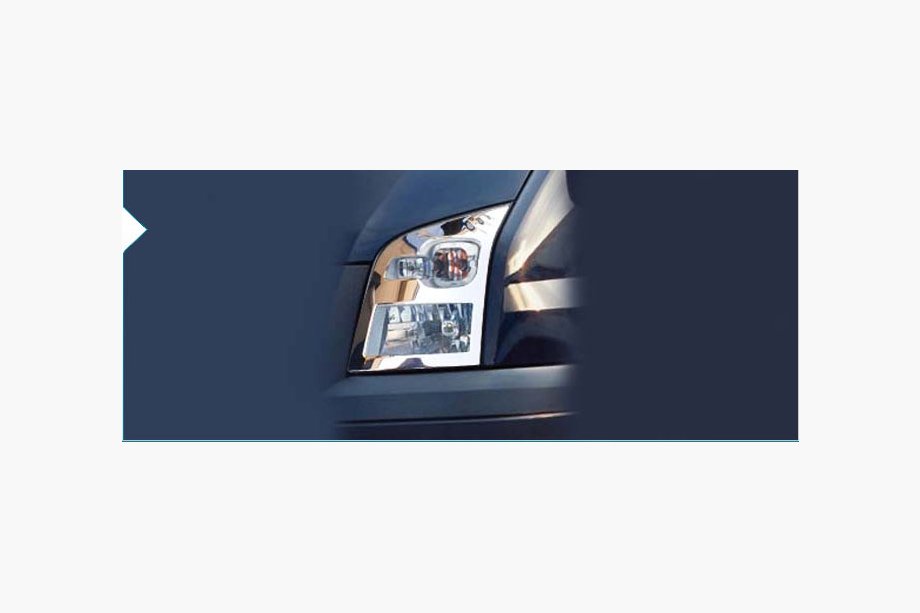 Ford Transit 2000-2014 гг. Накладки на Передние Фары Omsa (ABS) Image