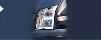 Ford Transit 2000-2014 гг. Накладки на Передние Фары Omsa (ABS) фото 1