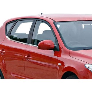 Нижние молдинги стекол нержавейка (6 шт.) Hyundai I-30 2007-2011 гг. фото 2