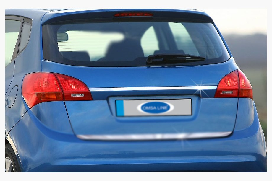 Kia Venga 2010-2019 гг. Накладка из нержавейки над номером Image