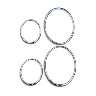 Хром Накладки на Фары (Тайвань, 2 шт, пластик) Mercedes E-сlass W210 1995-2002 гг.