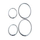 Mercedes E-сlass W210 1995-2002 гг. Хром Накладки на Фары (Тайвань, 2 шт, пластик) фото 1