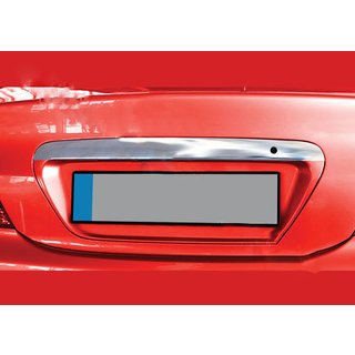 Хромированная накладка над номером (нержавейка) Mitsubishi Lancer 9 2004-2008 гг.