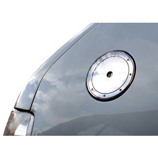 Хромированная накладка на лючок бензобака (нерж. сталь) Peugeot 106 1991-2003 гг.