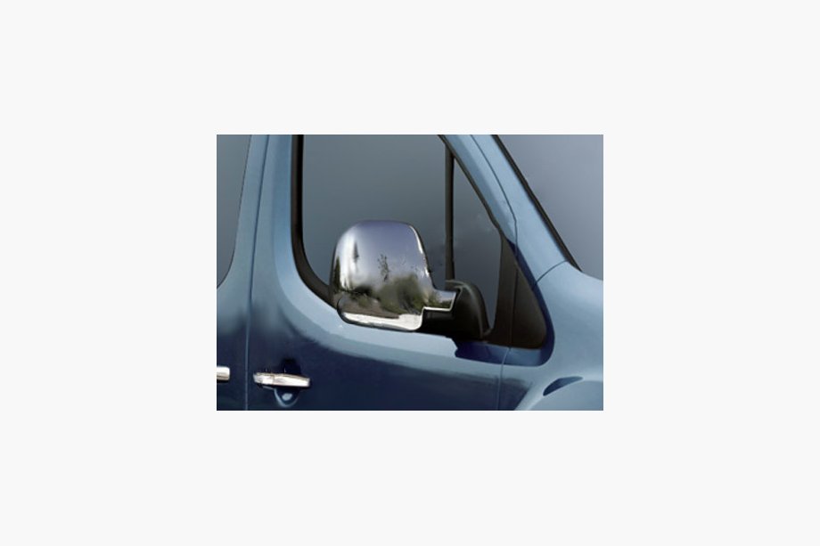 Peugeot Partner 1996-2008 гг. (OMSA) Накладки на Зеркала (ABS Хром) 2 шт. Image