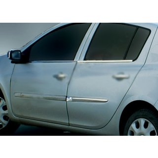 Дверные Молдинги Нержавеющая Сталь (4 шт) Renault Clio III 2005-2012 гг.