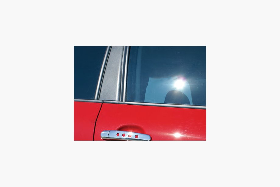Seat Leon 2005-2012 гг. Накладки на ручки дверей (Decor, 2 шт, нержавейка) Фото 1
