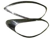 Mercedes Viano 2004-2014 гг. Накладки на Фары Хромированные (2 шт, Нержавеющая Сталь) фото 1